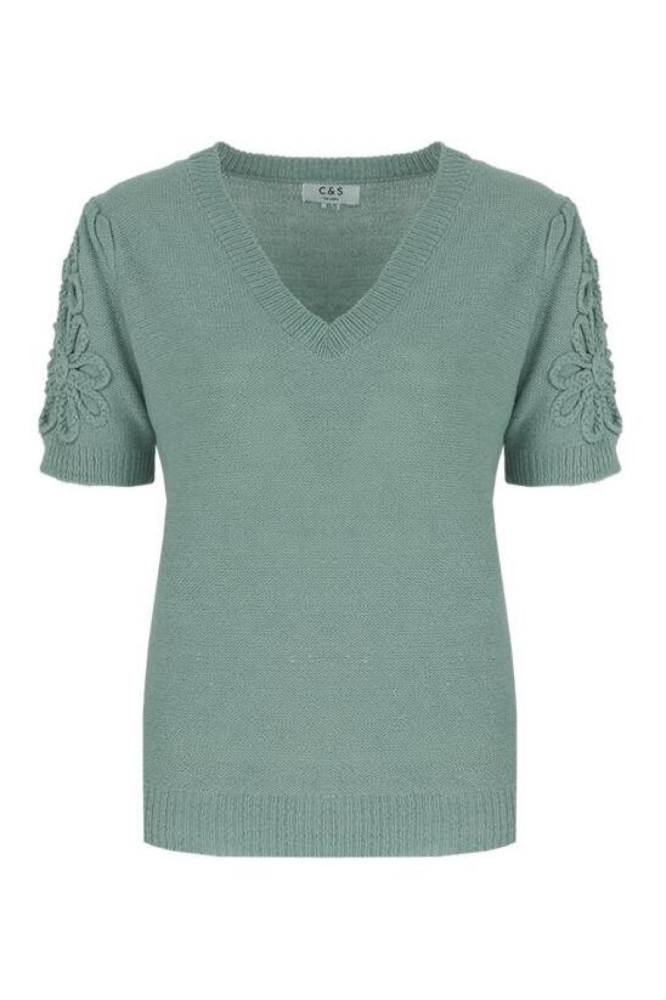MYRAINE SWEATER 25ZVC01 751 JADE GREEN